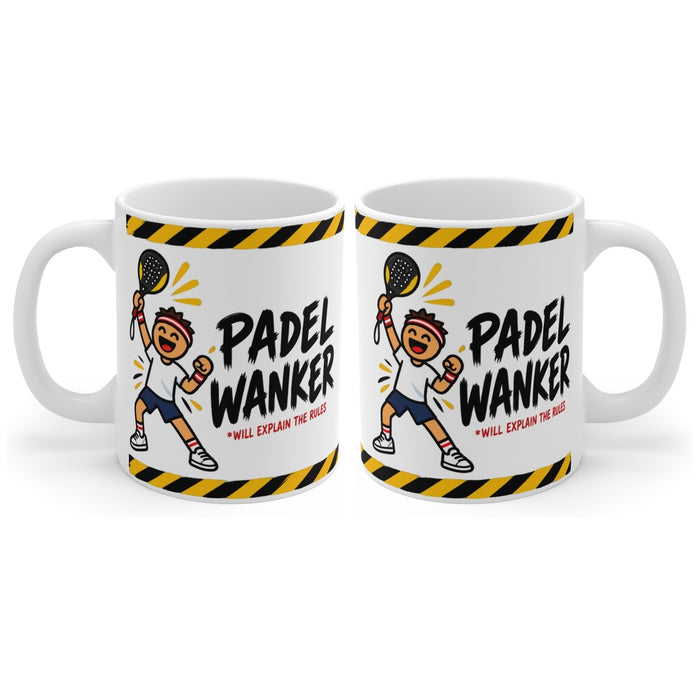 Padel Wanker mug, handle right