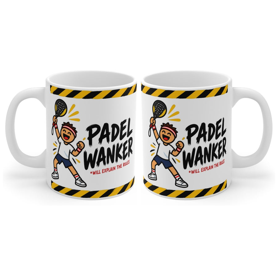 Padel Wanker mug, handle right