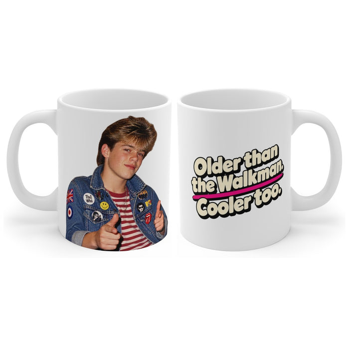 Older than the Walkman. Cooler too. mug, handle right