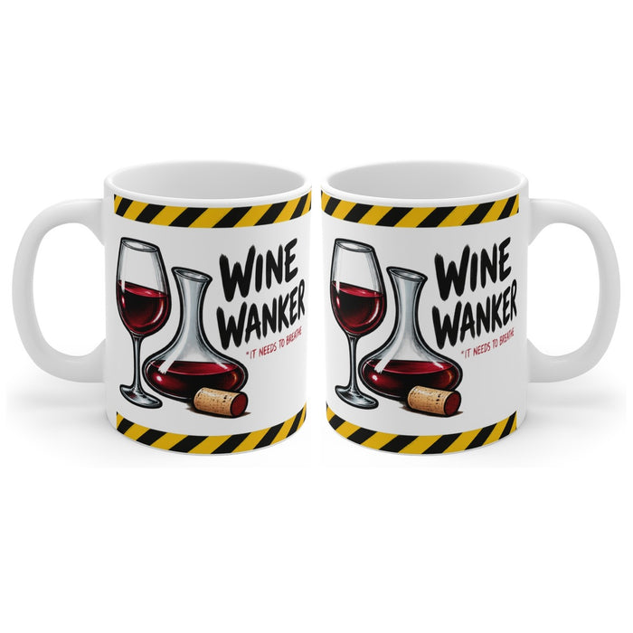 Wine Wanker mug, handle right