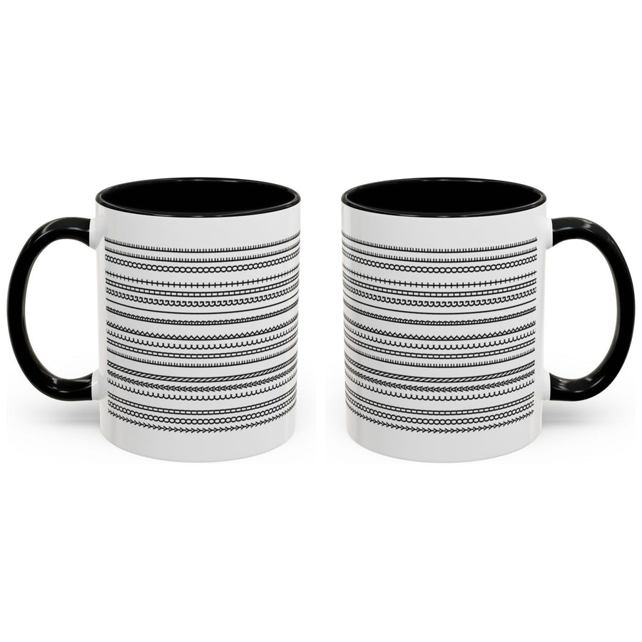 YOU CAN FUCK RIGHT OFF mug, 11oz white ceramic, black handle and interior, Black Handle & Inside, handle right
