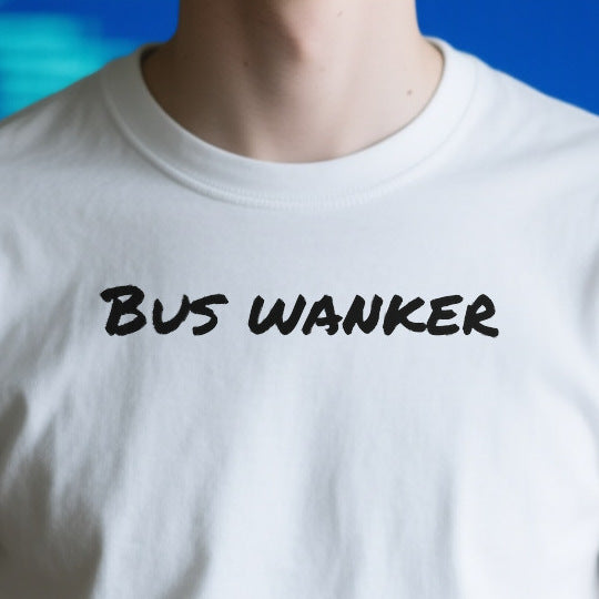 Close-up of the OD35406DE26B print on a white unisex t-shirt