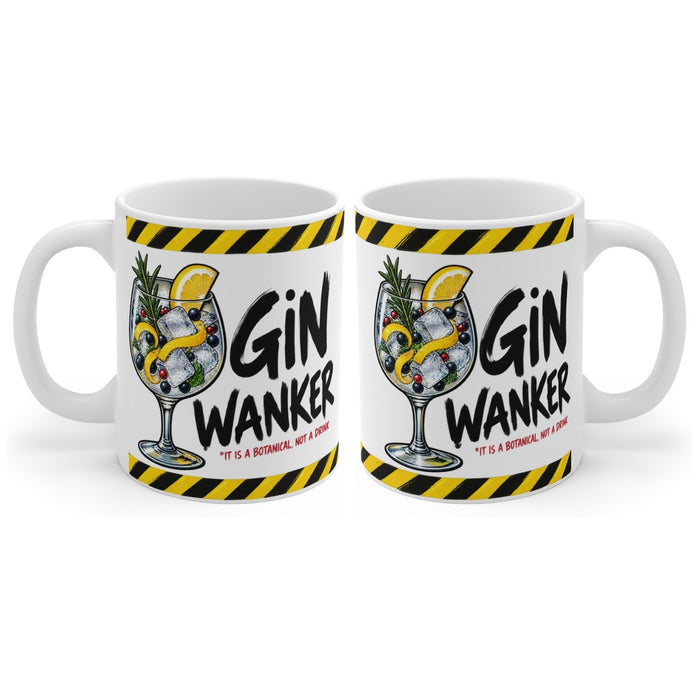 Gin Wanker mug, handle right