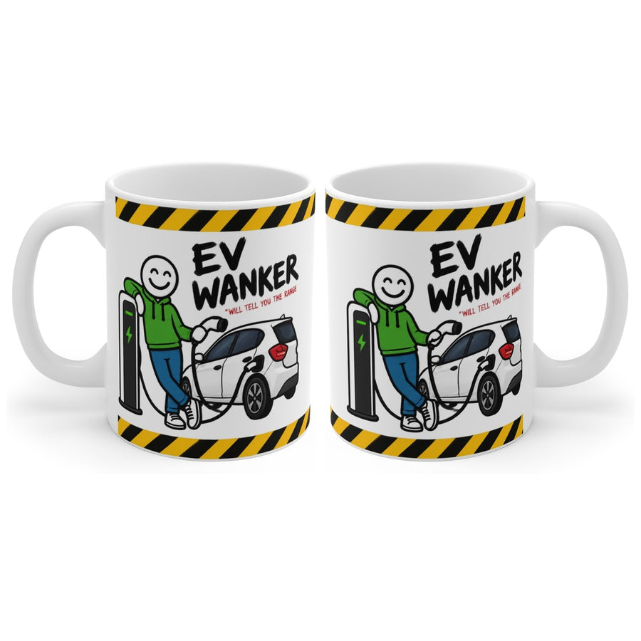 EV Wanker mug, handle right