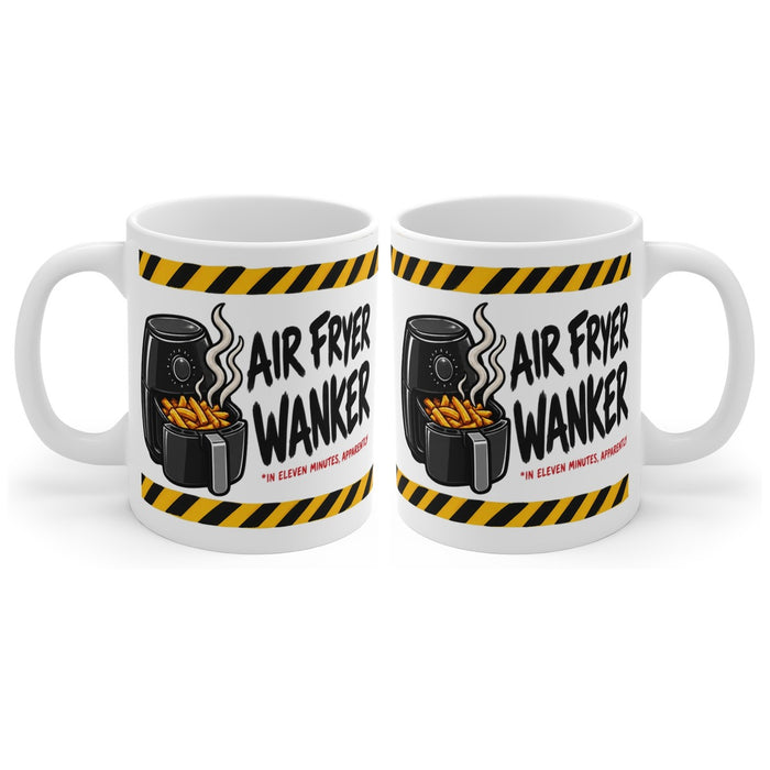 Air Fryer Wanker mug, handle right
