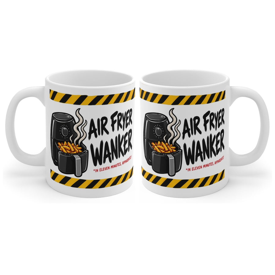 Air Fryer Wanker mug, handle right