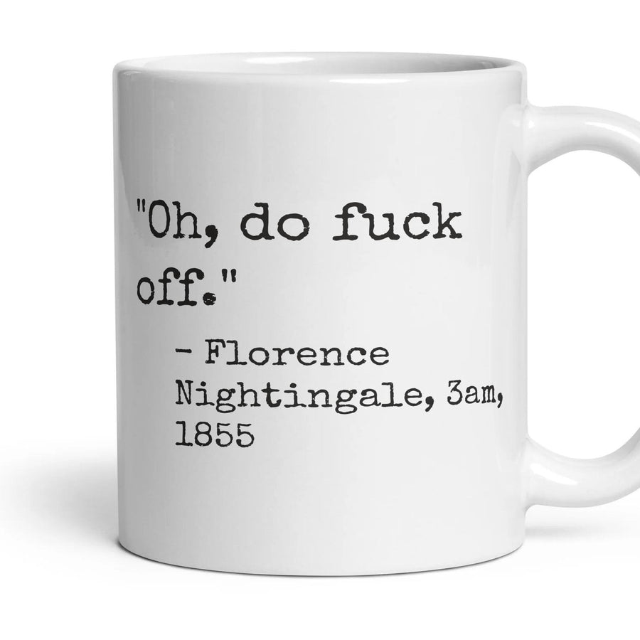 Oh, do fuck off. mug, 11oz white ceramic, handle right