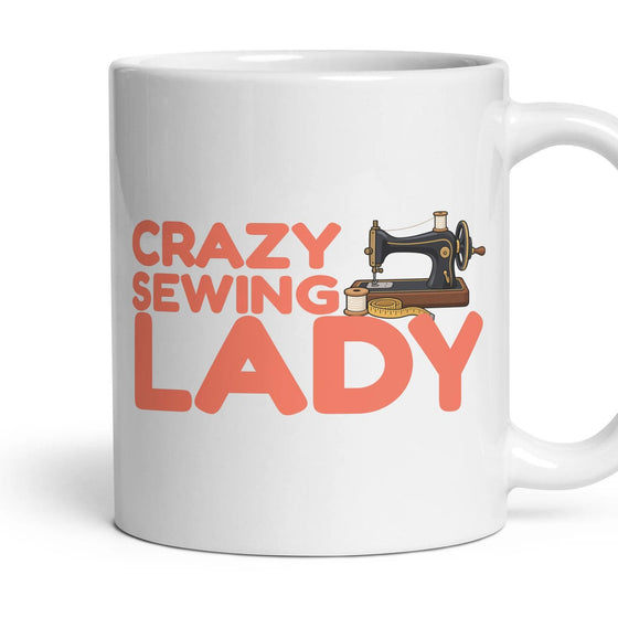 Crazy Sewing Lady