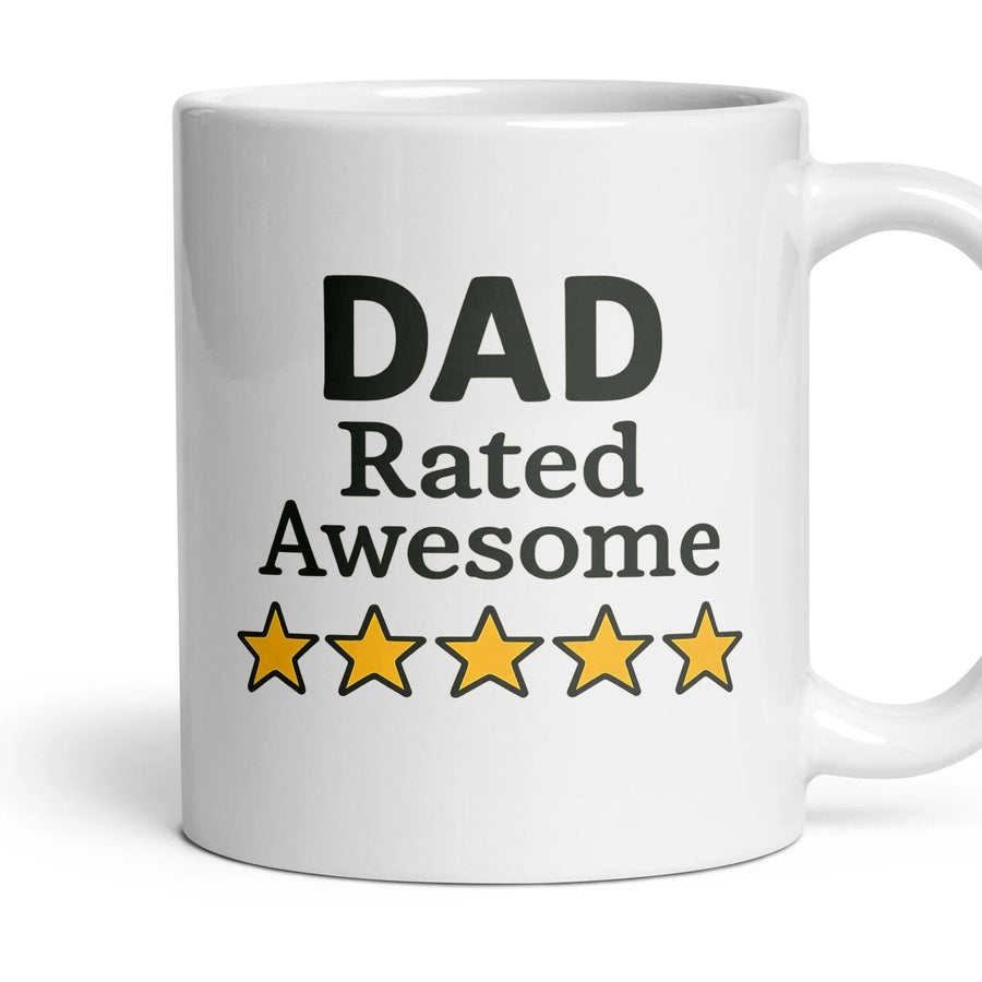 DAD
Rated Awesome mug, 11oz white ceramic, handle right