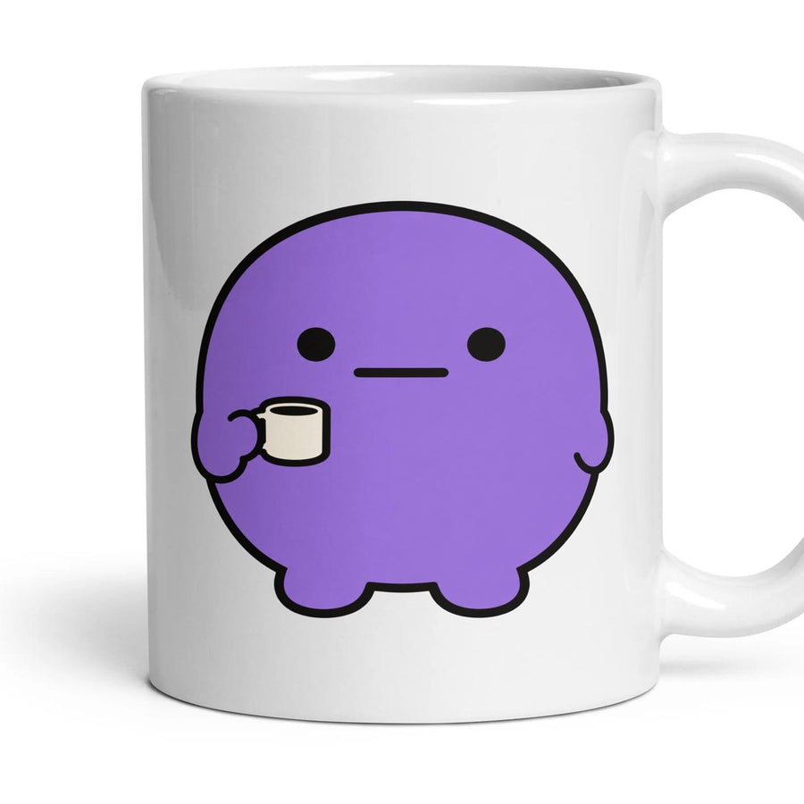 Not Bad mug, 11oz white ceramic, handle right