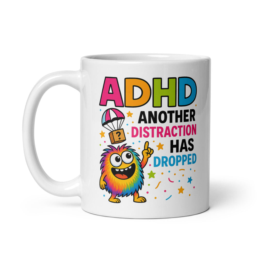 11oz mug, handle on left view