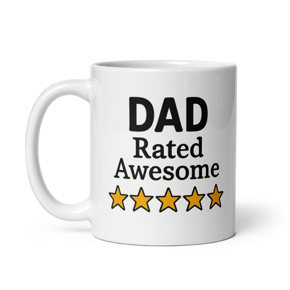 11oz mug, handle on left view
