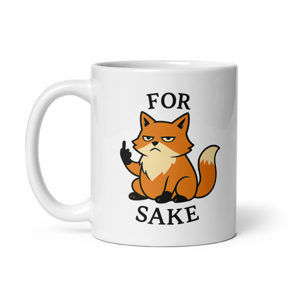 11oz mug, handle on left view