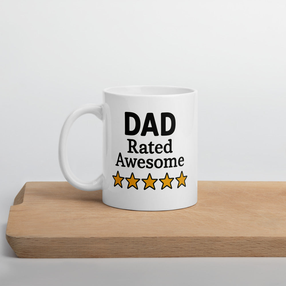 11oz mug, cutting board view