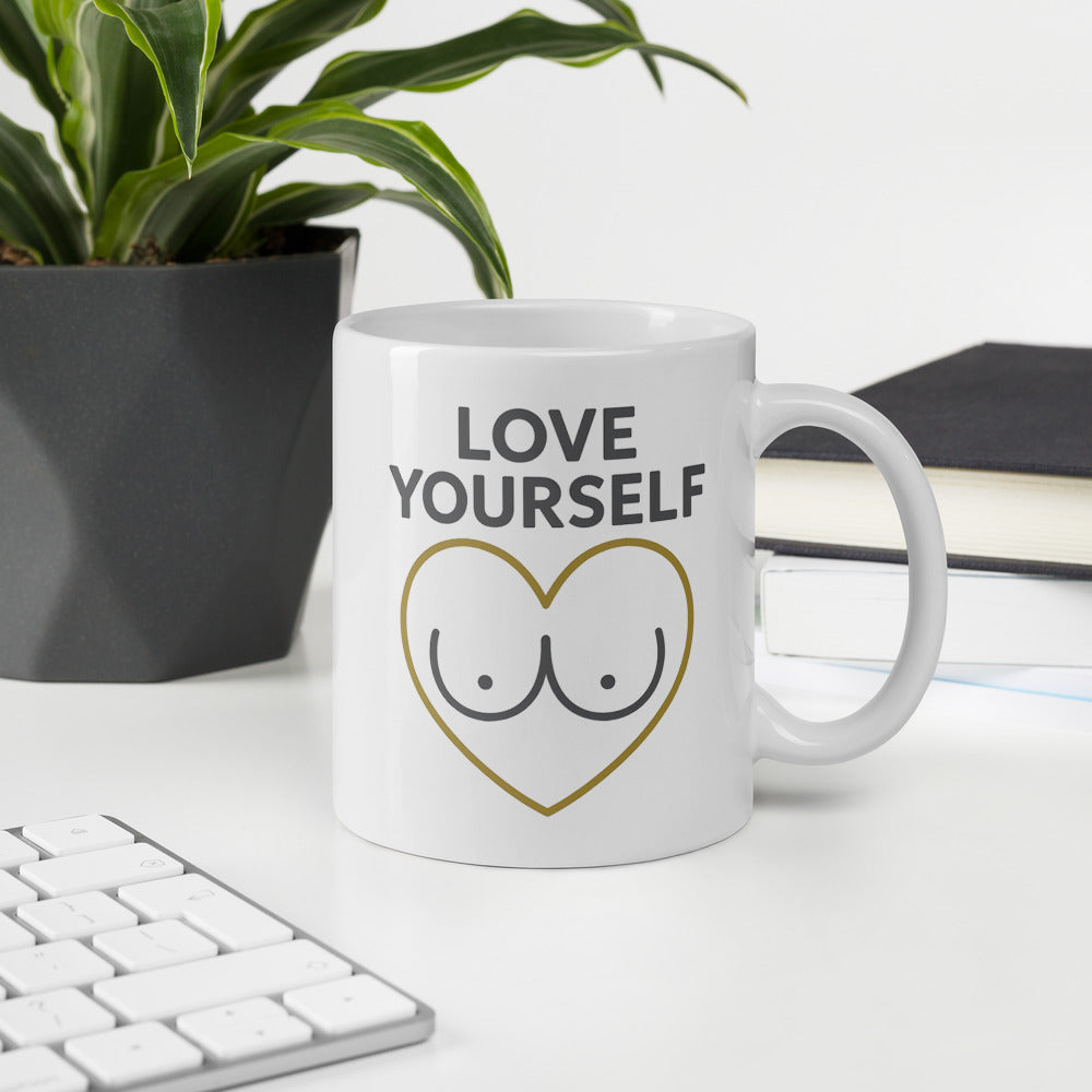 11oz mug, office environment view