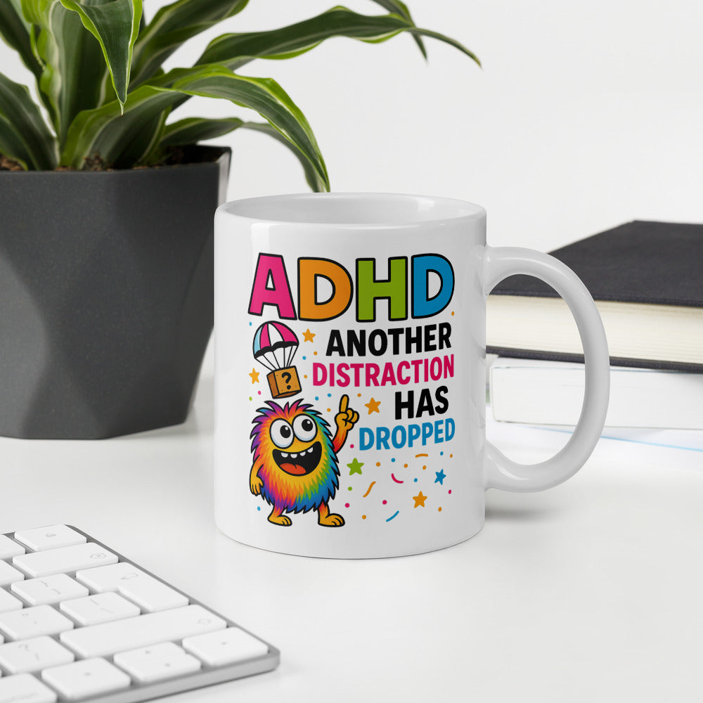 11oz mug, office environment view