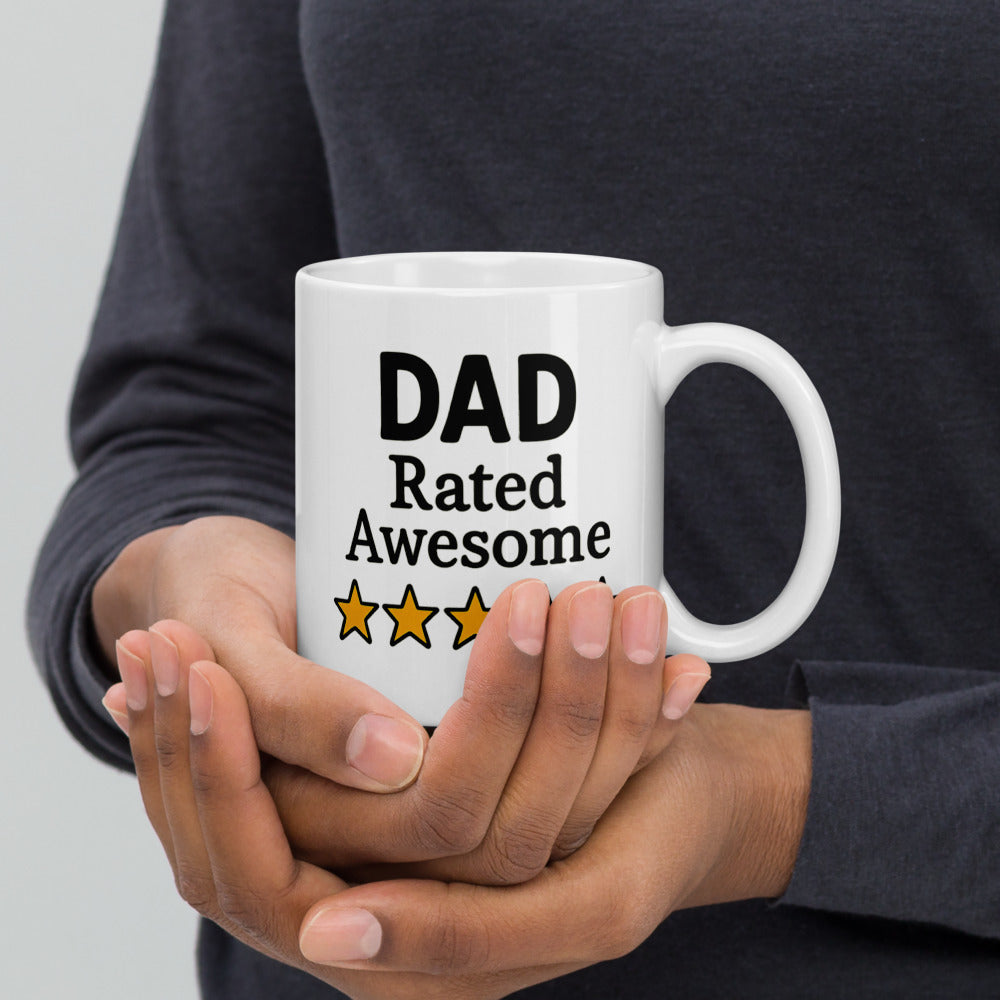 11oz mug, handle on right view