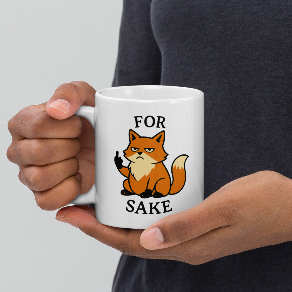 11oz mug, handle on left view