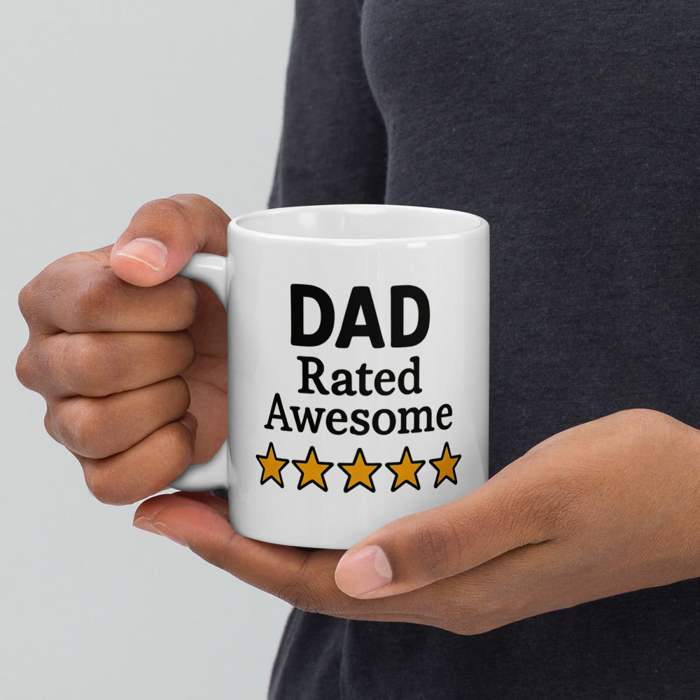 11oz mug, handle on left view