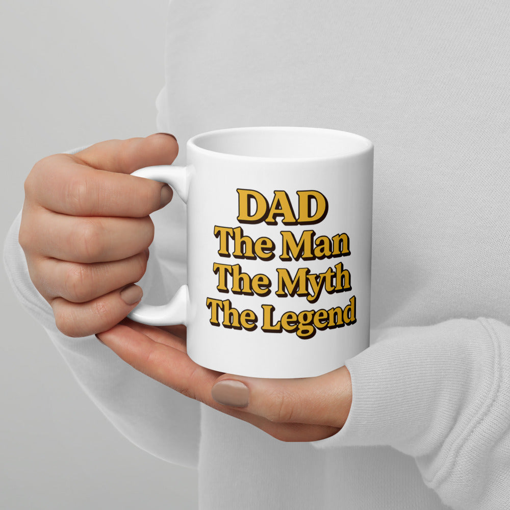 11oz mug, handle on left view