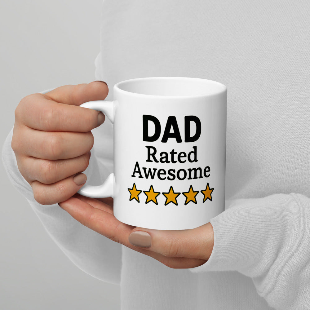11oz mug, handle on left view