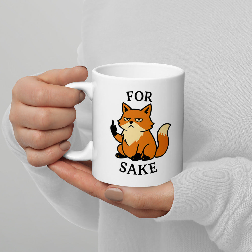 11oz mug, handle on left view