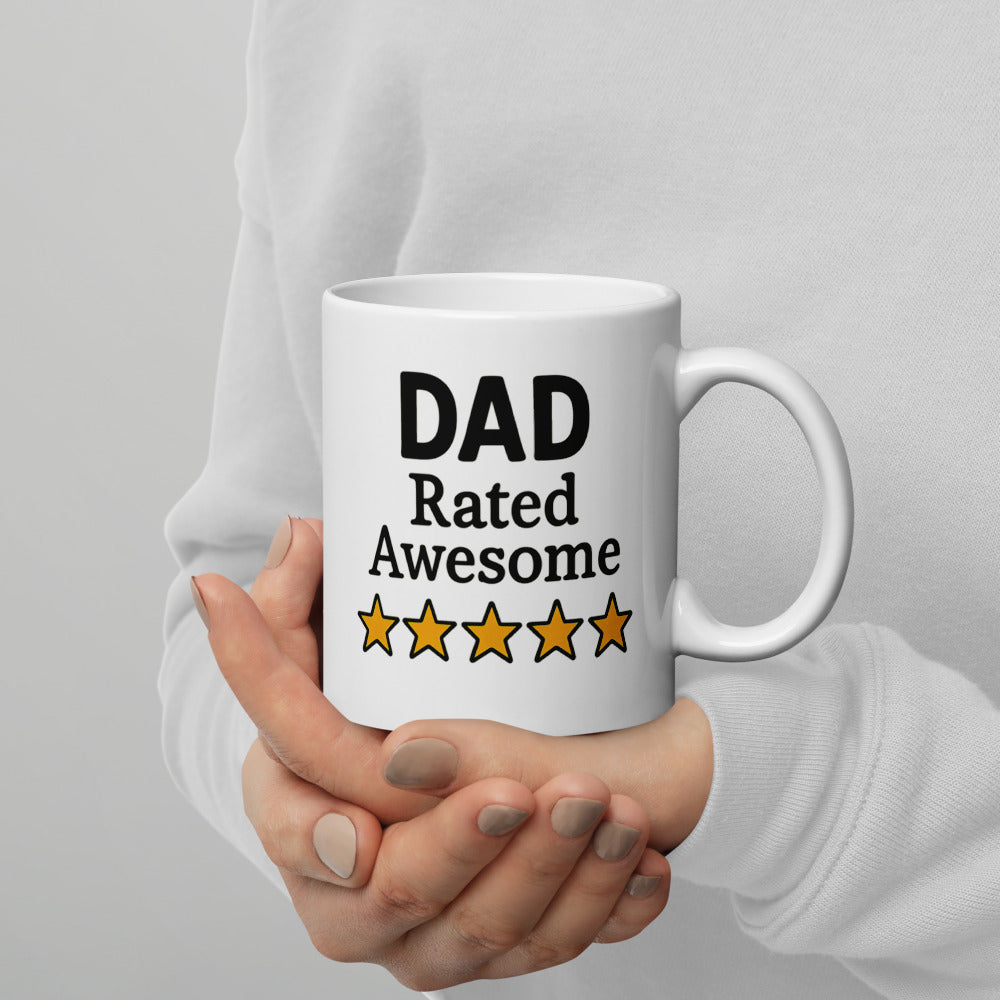 11oz mug, handle on right view