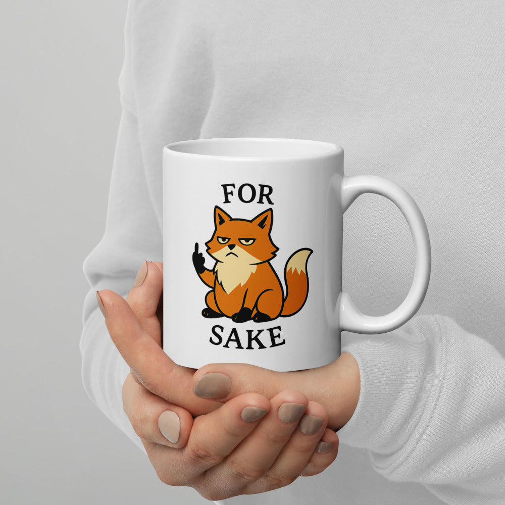 11oz mug, handle on right view