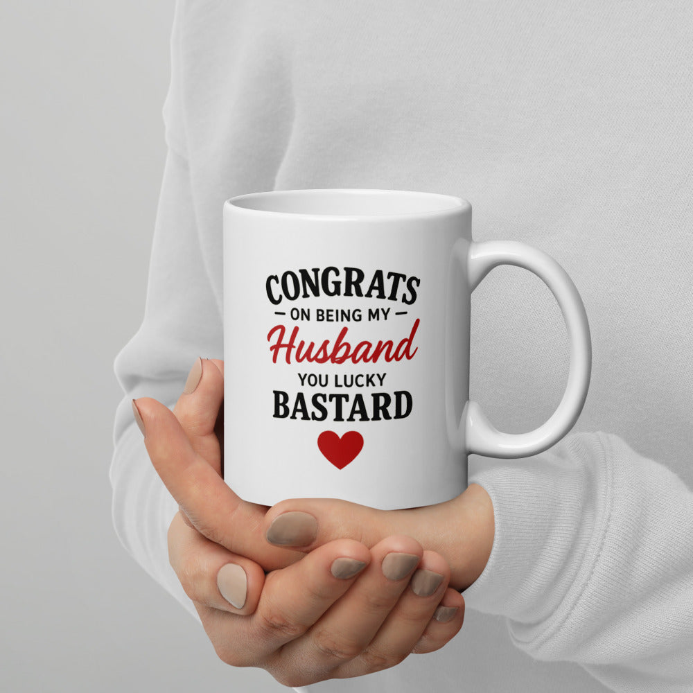 11oz mug, handle on right view