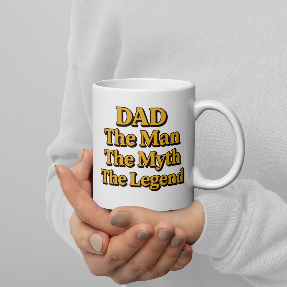 11oz mug, handle on right view