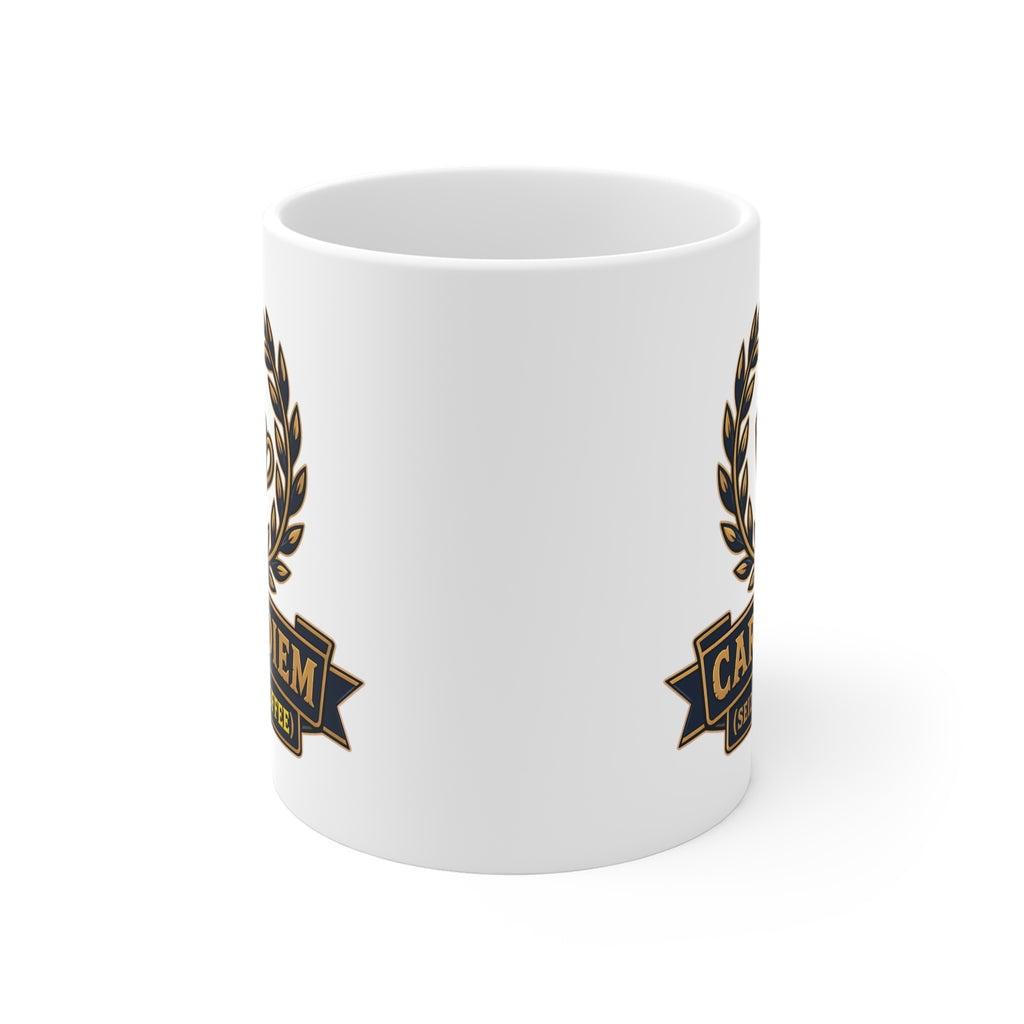Carpe Diem Seize the Coffee Mug | Funny Latin Coffee Mug, Gift for Coffee Lover
