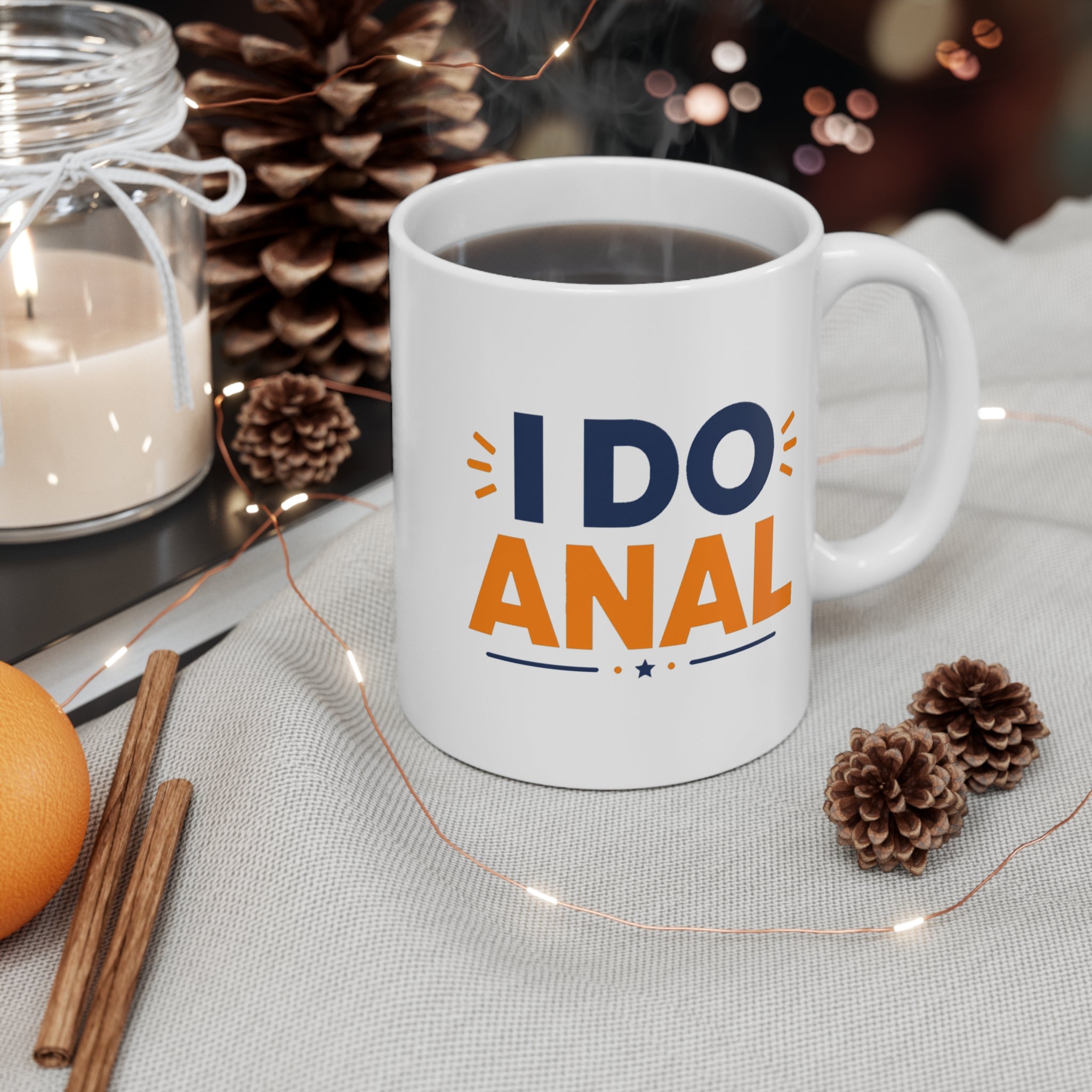 I Do Anal Mug | Funny Rude Adult Gift Mug, Wedding Anniversary Present