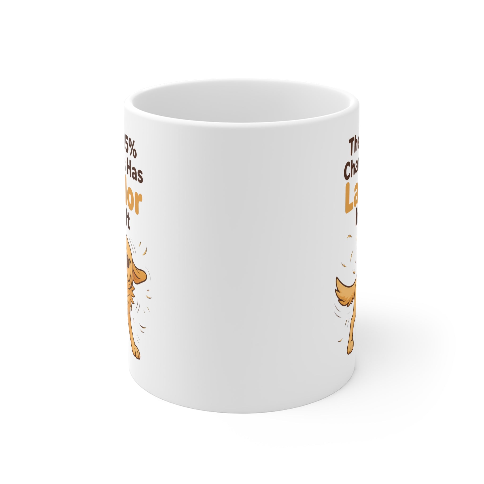 There's a 95% Chance This Has Labrador Hair In It Mug | Dog Lover Gift, Labrador Owner Mug