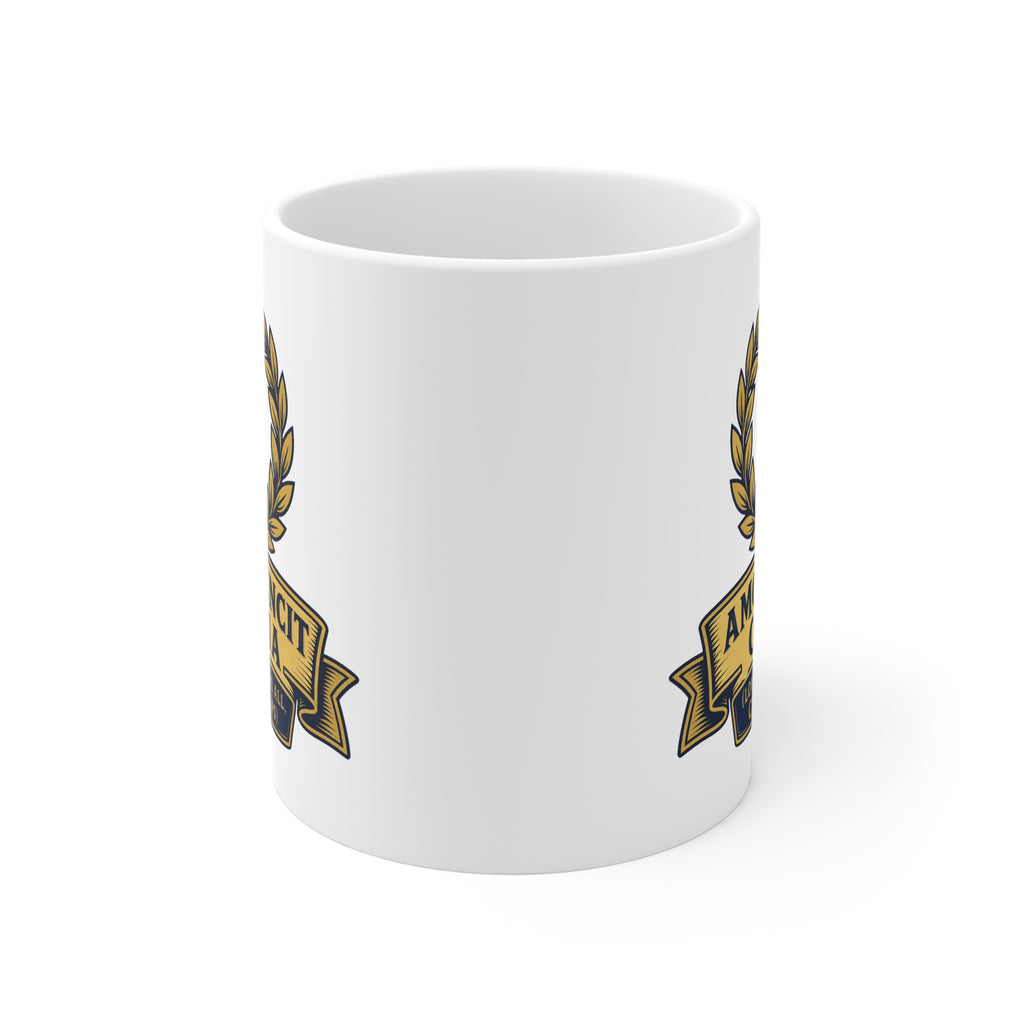 Amor Vincit Omnia Mug | Latin Quote Coffee Mug, Funny Love Gift