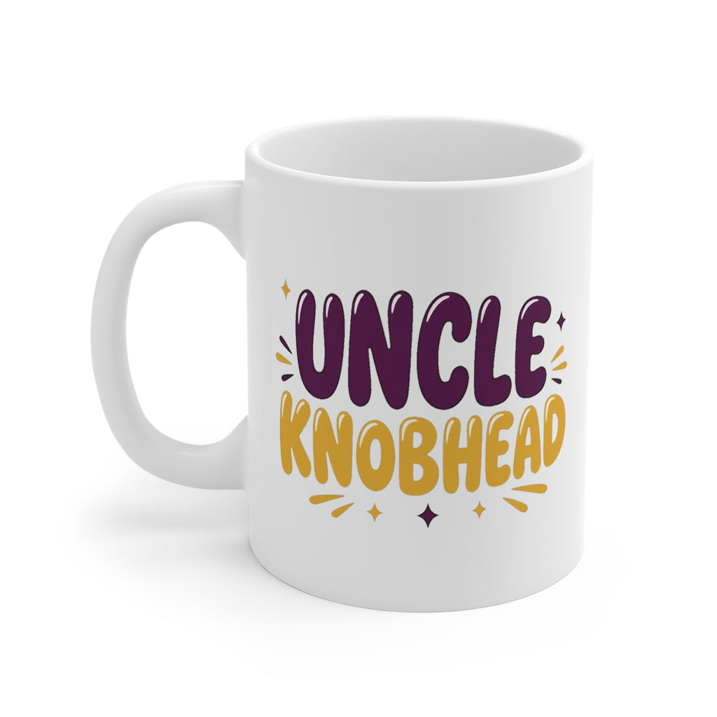 Uncle Knobhead Mug | Funny Rude Mug for Uncle, Birthday Gift for Him