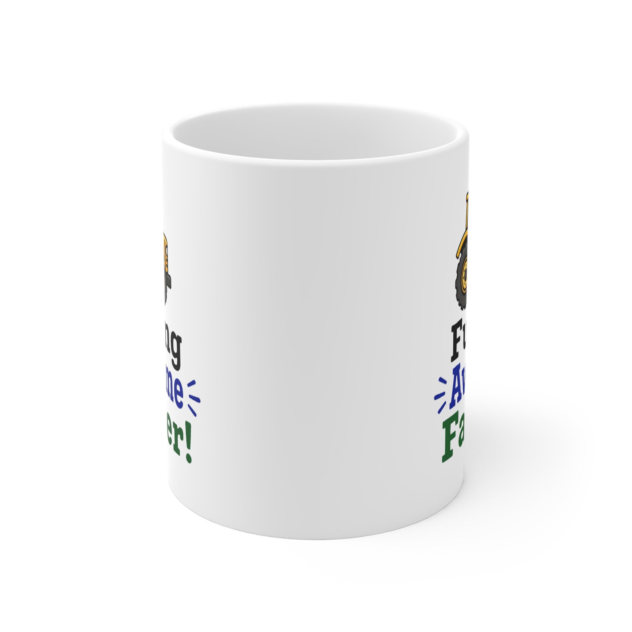 F*cking Awesome Farmer Mug | Funny Rude Farmer Gift, Tractor Coffee Mug