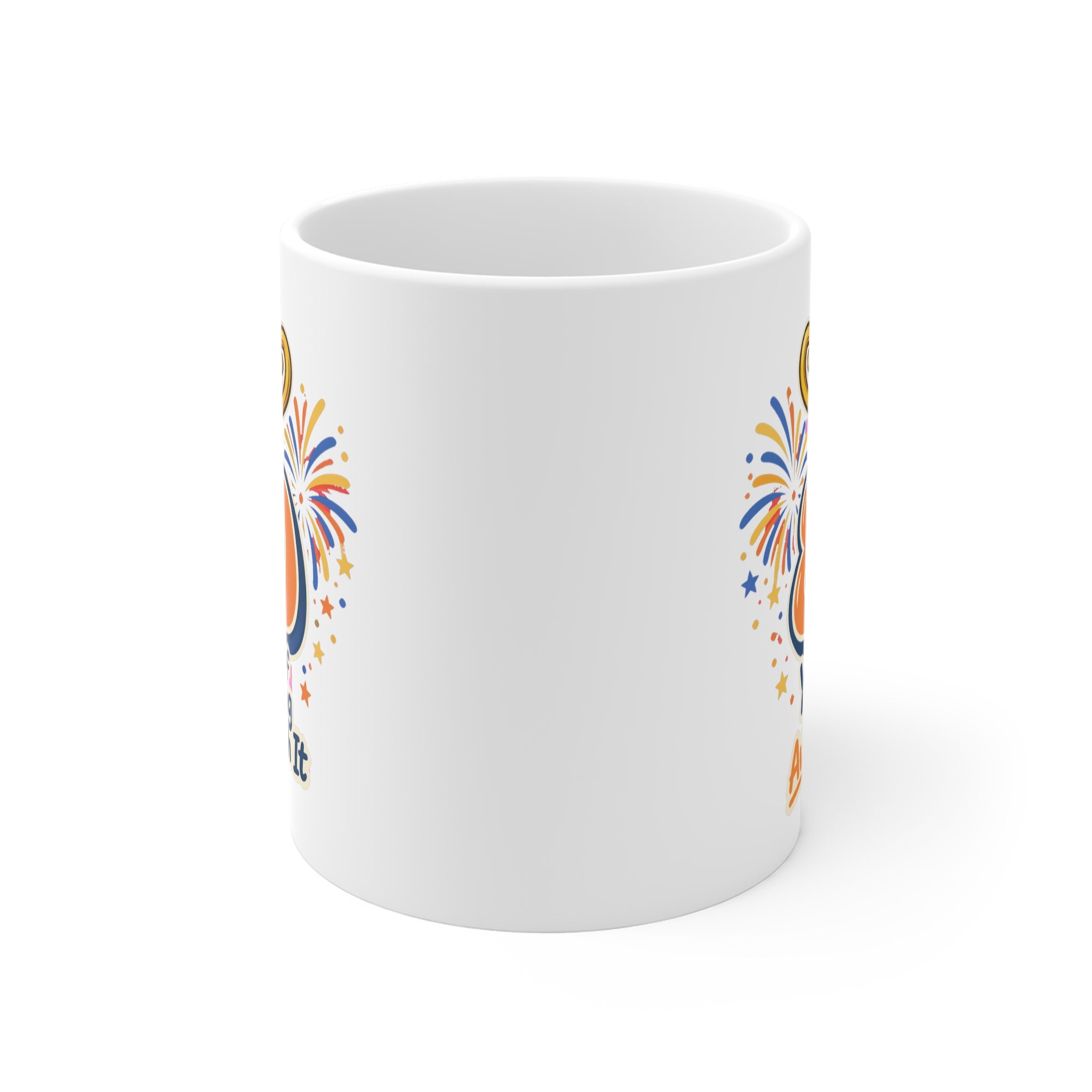 80 Years of Getting Away With It Mug | Funny 80th Birthday Gift Coffee Mug, Milestone