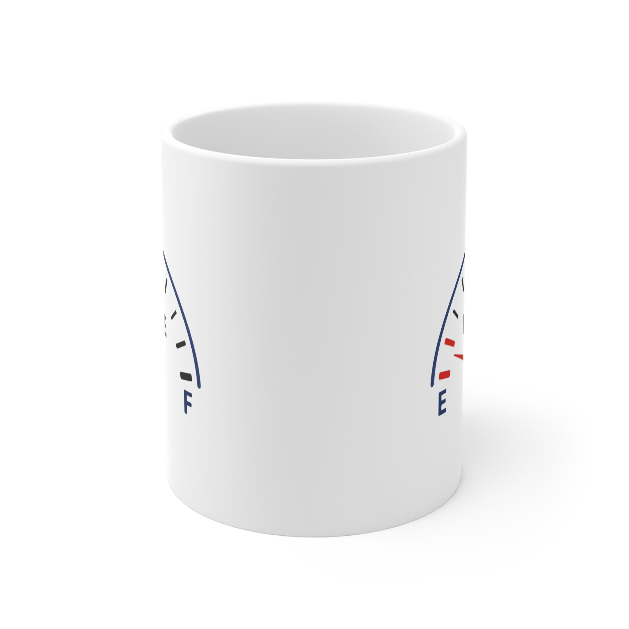 Patience Gauge Mug | Funny Empty Patience Meter Coffee Mug, Sarcastic Gift