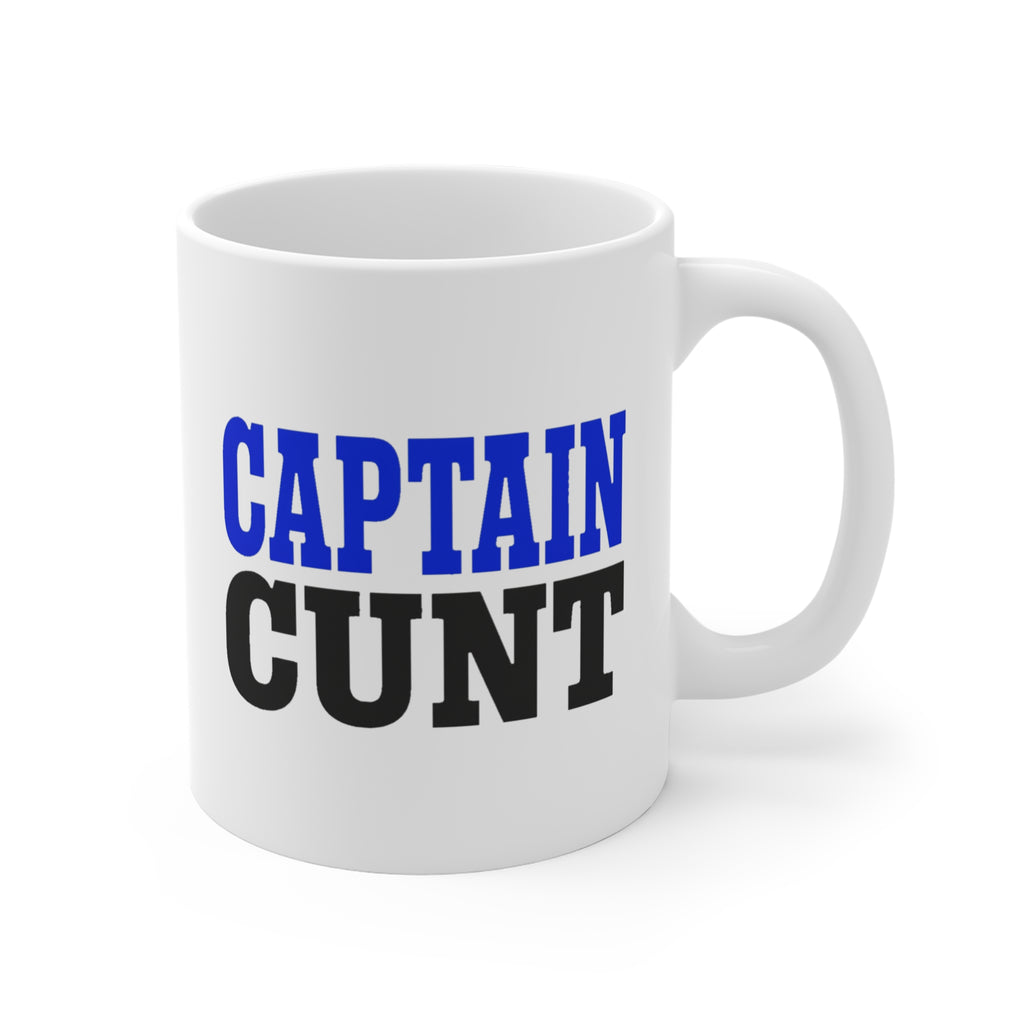 Captain C*nt Mug | Funny Rude Gift, C*nt Present, Sweary Mug Gift