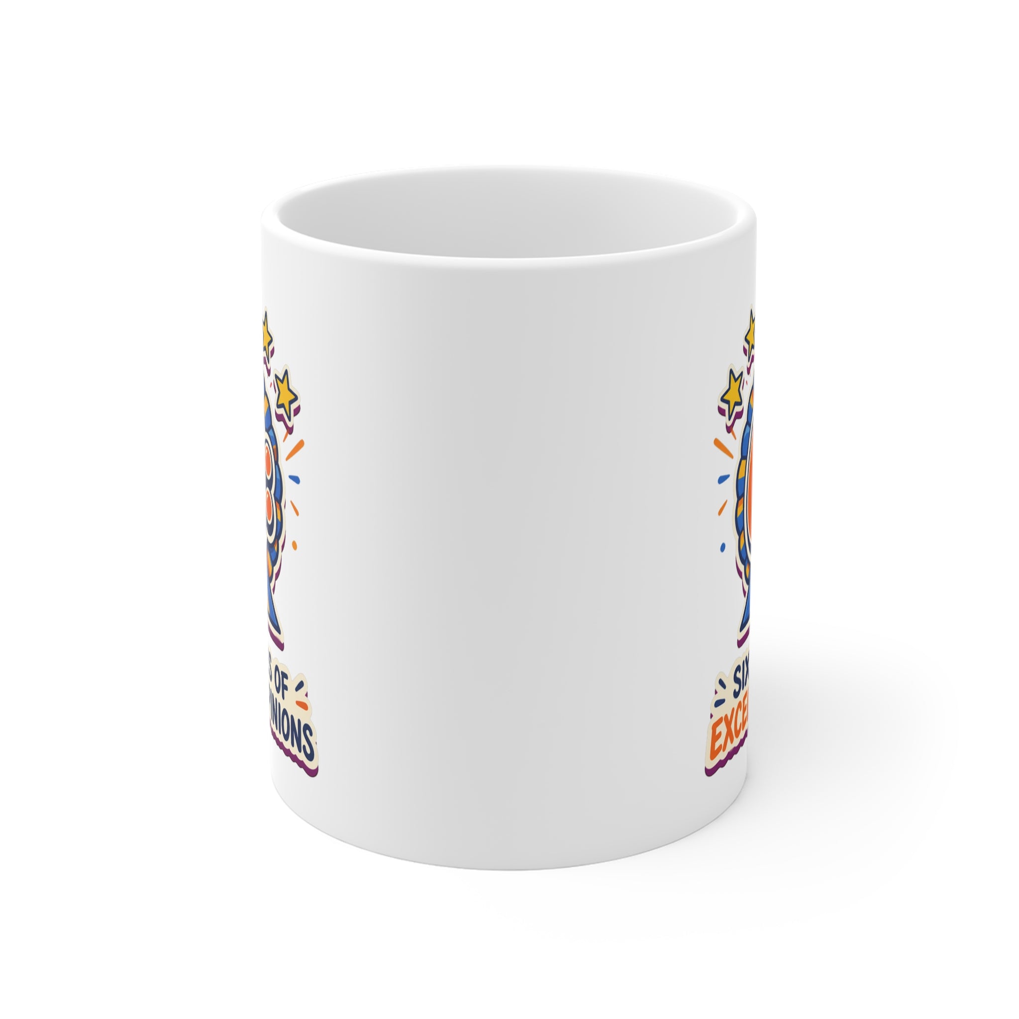 Six Decades of Excellent Opinions Mug | 60th Birthday Gift Mug, Funny Milestone Coffee Mug