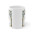 The Moving Finger Writes Mug | Rubaiyat Poetry Gift, Literary Coffee Mug