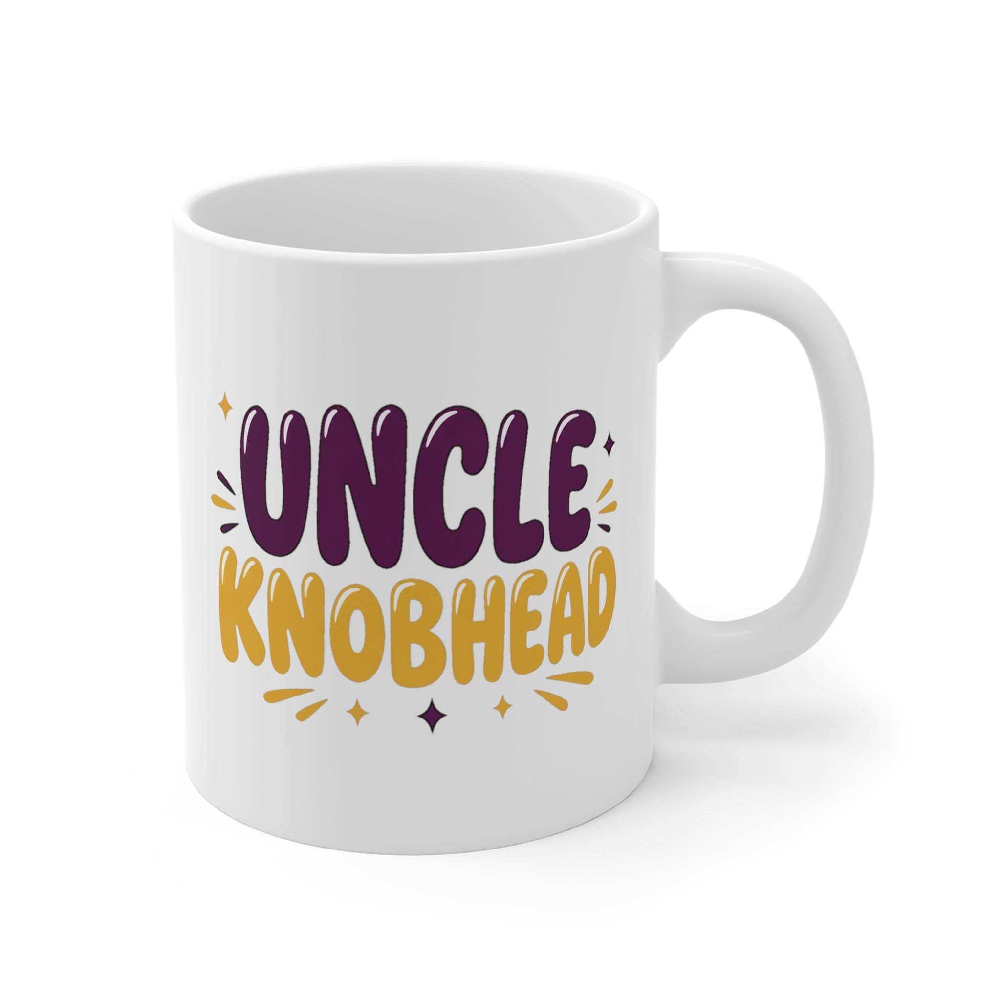 Uncle Knobhead Mug | Funny Rude Mug for Uncle, Birthday Gift for Him