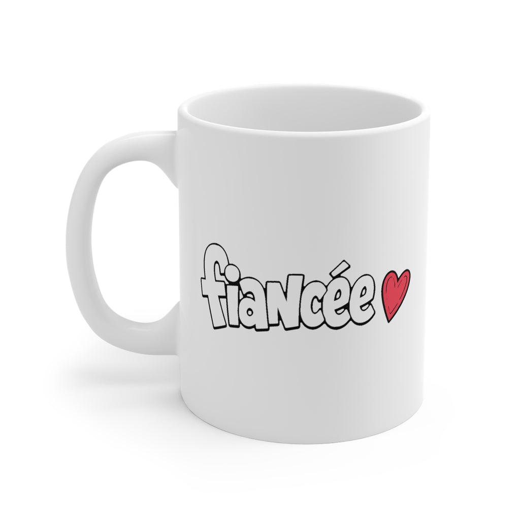 Fiancée Mug | Minimal Valentine's Gift for Fiancée, Engagement Coffee Mug