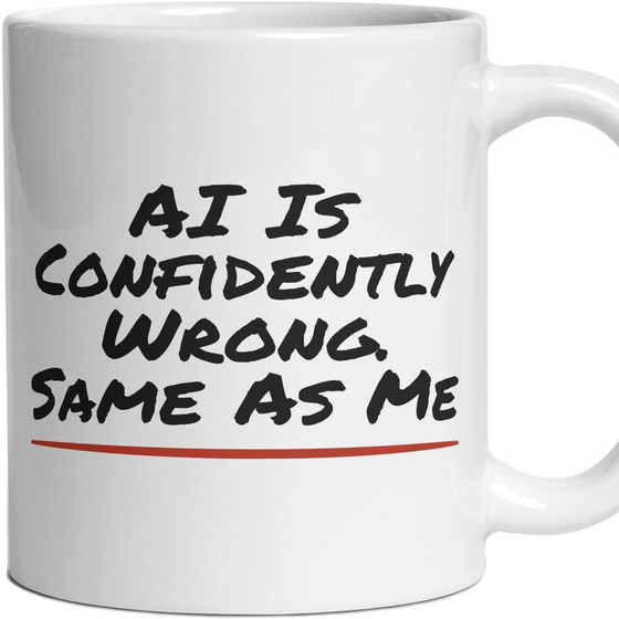 AI Is Confidently Wrong. Same As Me