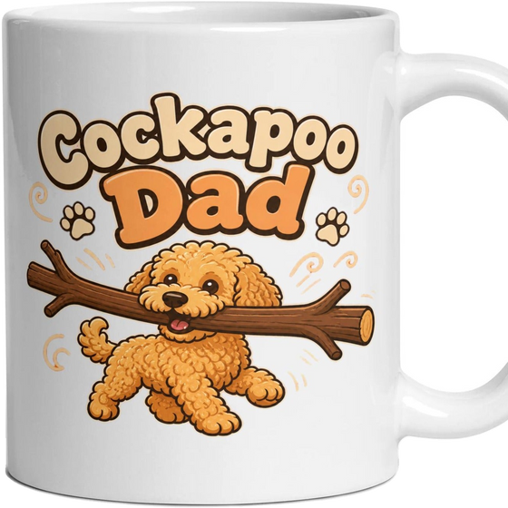 Cockapoo Dad Mug Cocker Poodle Cross Gift for Dog Dad