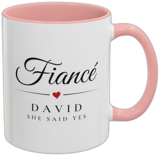 Fiancé Engagement Mug