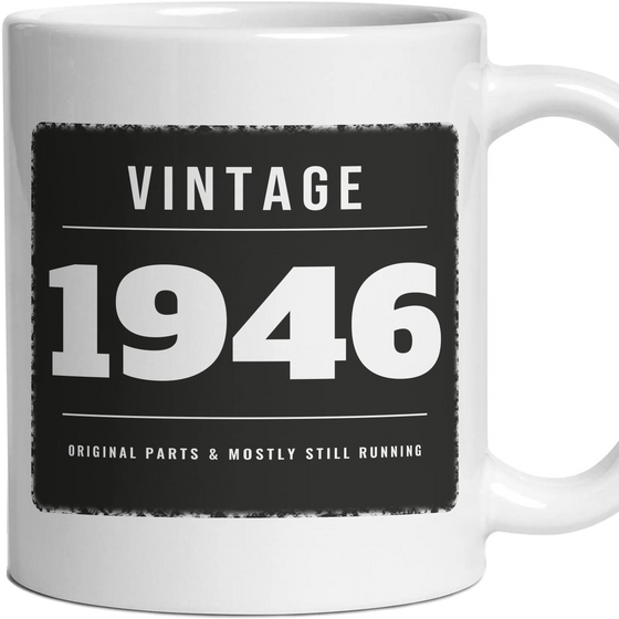 Vintage Year Birthday Mug | Pick Your Year