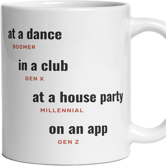 How we met: at a dance, in a club, at a house party, on an app