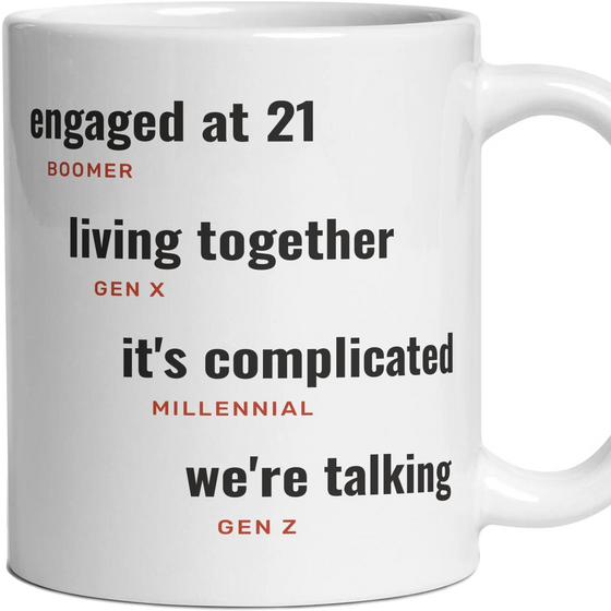 Commitment: engaged at 21, living together, it's complicated, we're talking