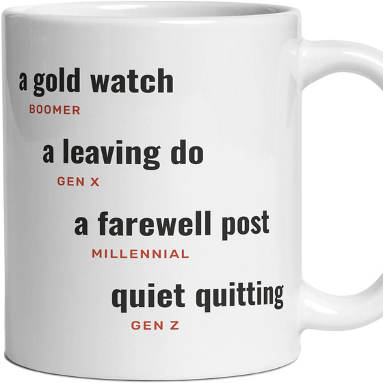 Leaving a job: a gold watch, a leaving do, a farewell post, quiet quitting